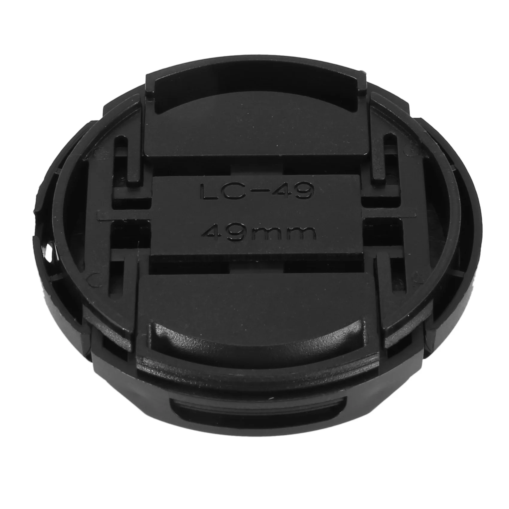 Tapa de lente frontal universal para cámara DSLR, pinza central de 49mm