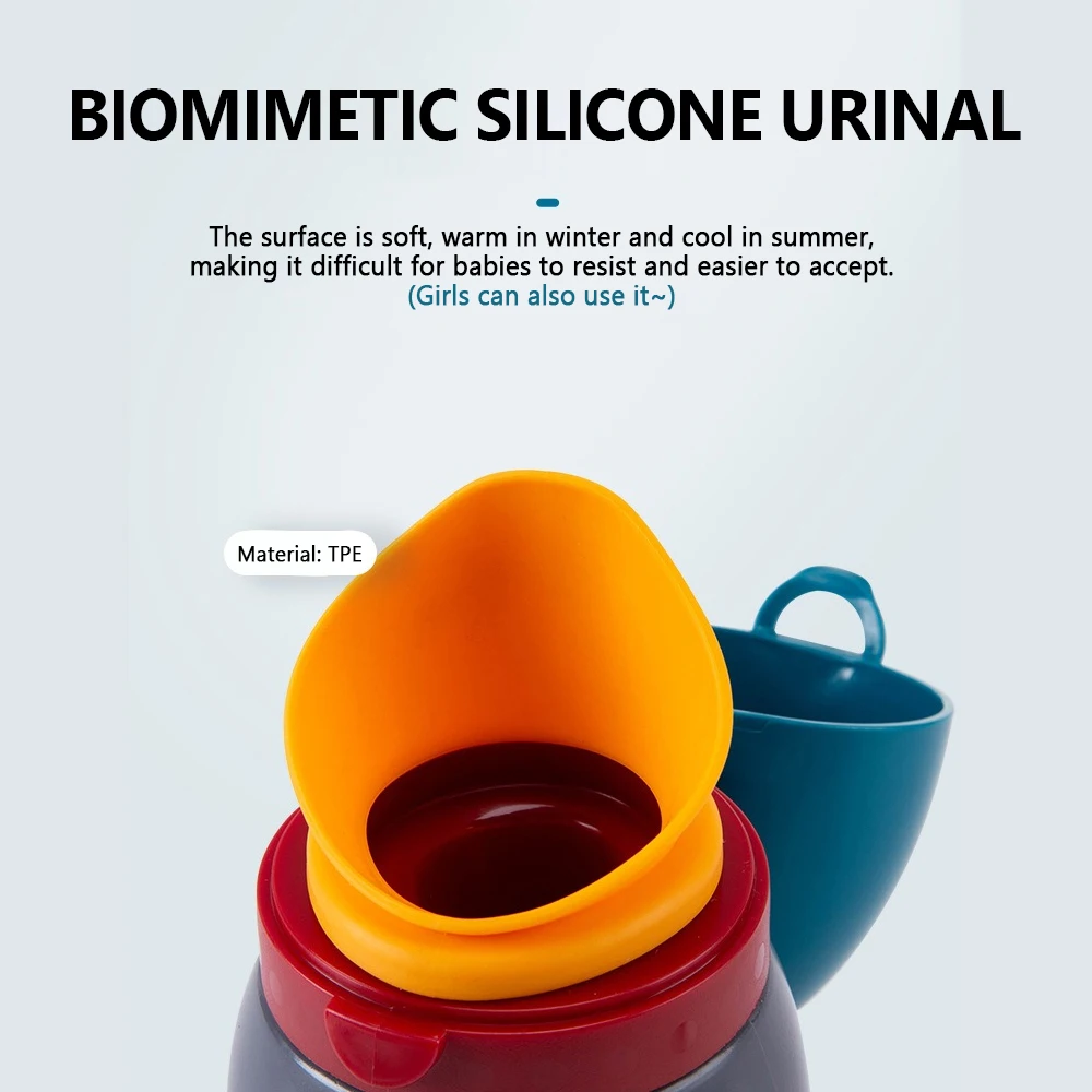 Children's Portable Rocket Urinal Potty Training Toilet for Boys Girls Travel Outdoor Camping Car Urine Bottle Kids Pee Tool view 3
