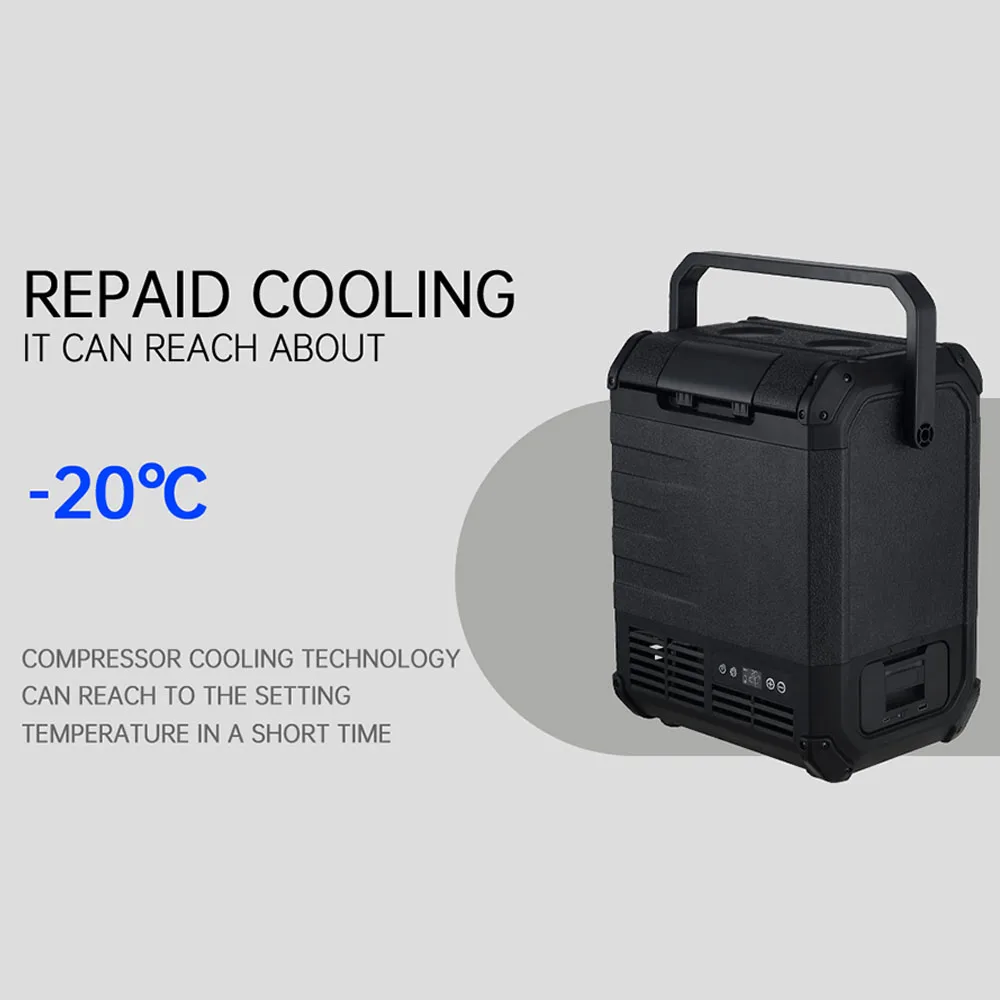 10L 12v Dc Compressor Auto Mobile Portable Fridge Car Refrigerator Camping Freezer Mini Car Cooler