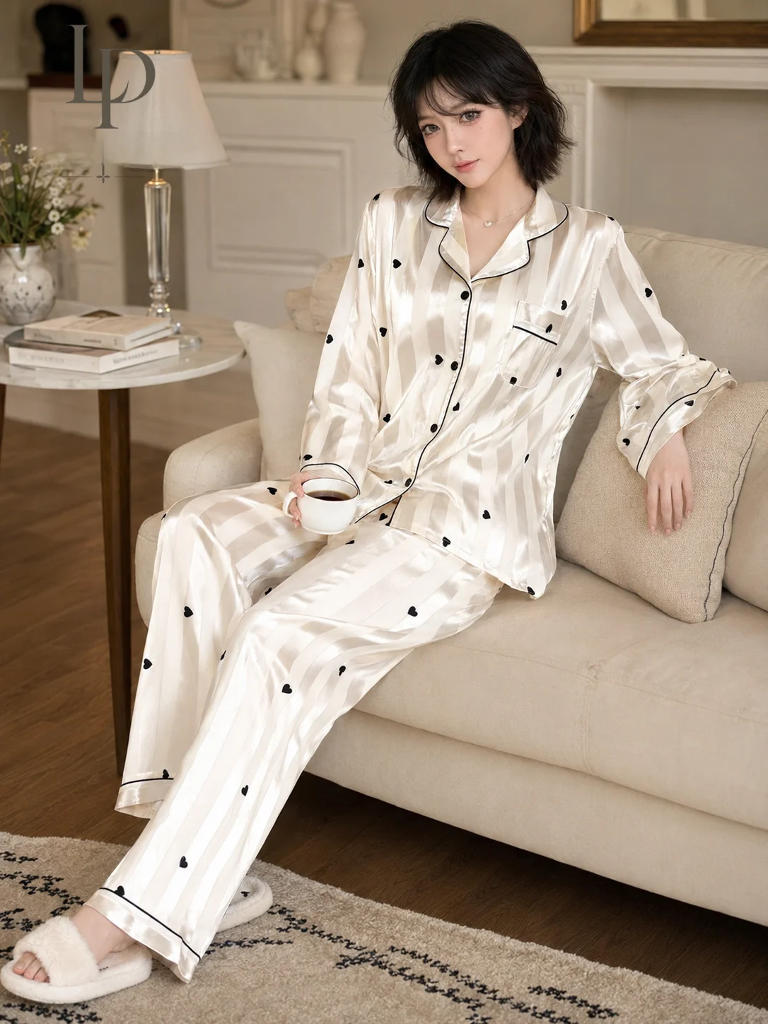 silk-ice-sleepwear-long-sleeve-women's-home-clothes-set-new-summer-2026-lp-black-diamond-satin-soft-home-leisure-outfit
