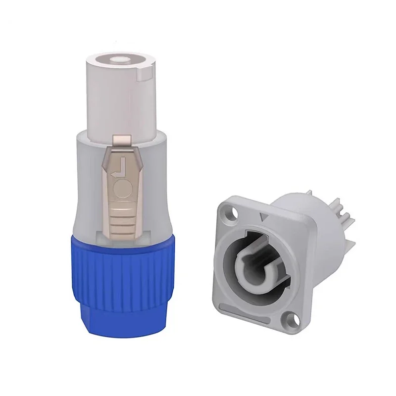 10PCS Powercon Connector 3 Pins 20A 250V NAC3FCA NAC3FCB Male Plug for Electric Drill LED Screen Stage Lighting Power Connecting