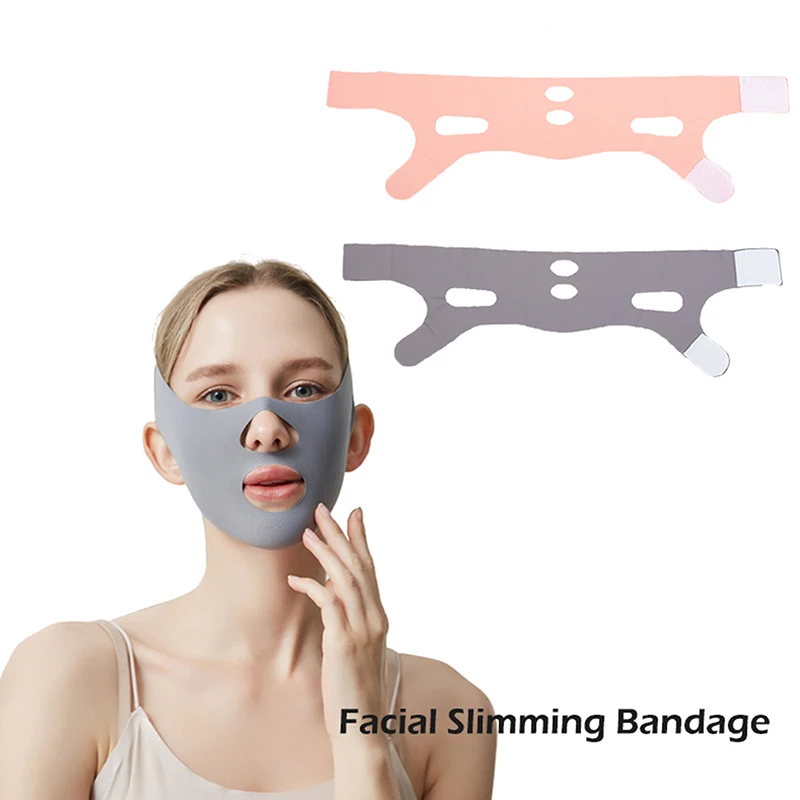 Face V Shaper Facial Slimming Bandage Relaxation Lift Up Belt Shape Lift Reduce Double Chin Face Thinning Band Massage