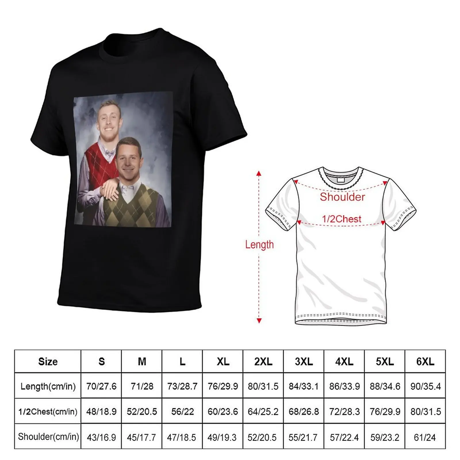 Brock Purdy George Kittle T-Shirt Big and Tall Basic Tee Shirt