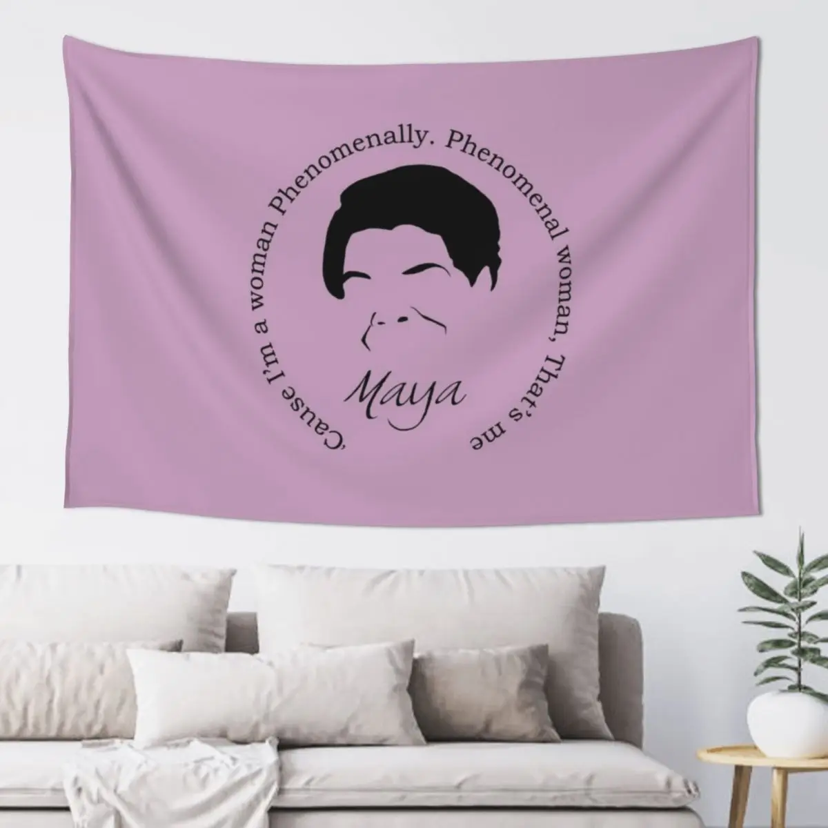 

Maya Angelou Quote Tapestry Home Supplies Room Aesthetic Decor Bedroom Decorations Tapestry