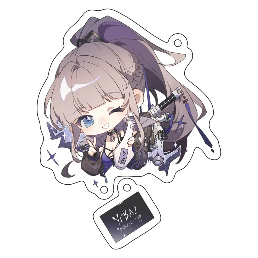 Game Path to Nowhere Nightingale ZOYA  shalom Langley Cosplay Cartoon Keychain Acrylic Pendant  Gift