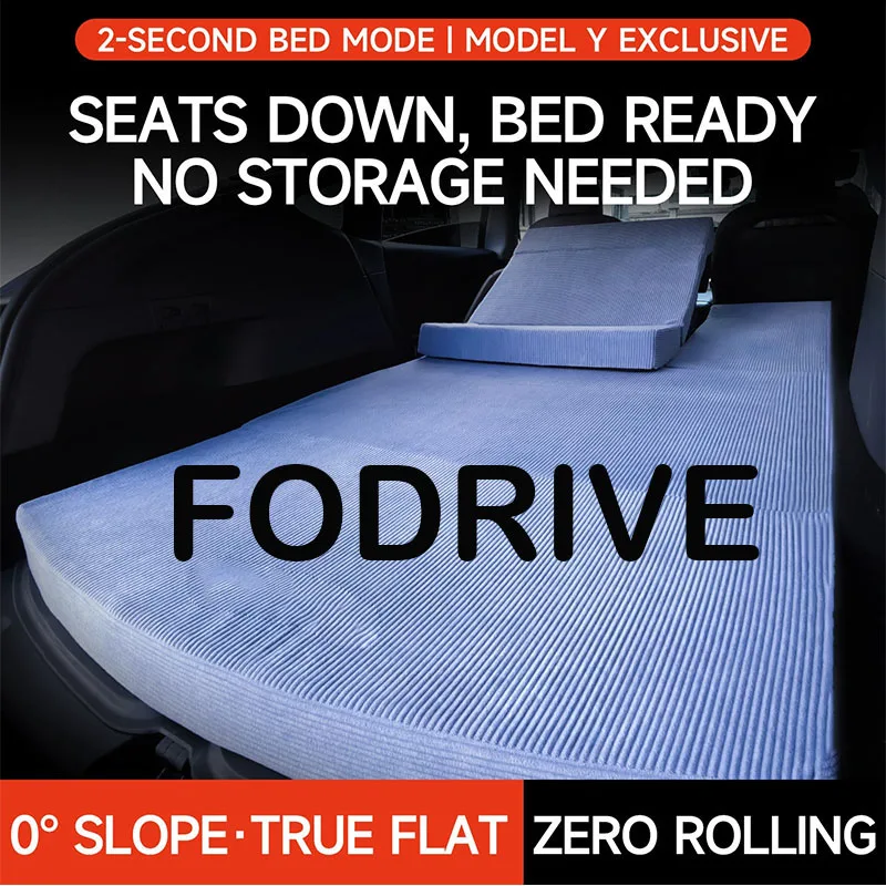 

Car Mattress for Tesla Model Y Accessories Car Foldable Memory Foam for Tesla Model Y Juniper 2025 Four Season Camping Bed Pad