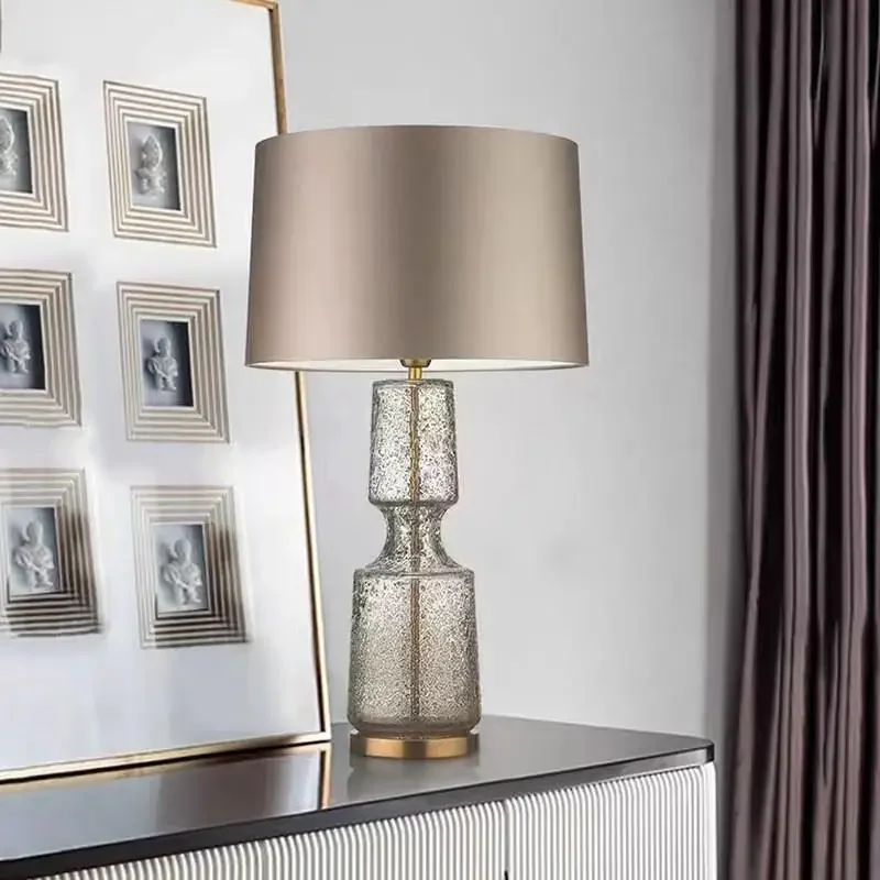 Simple bedroom bedside table lamp post-modern light luxury living room decorative table