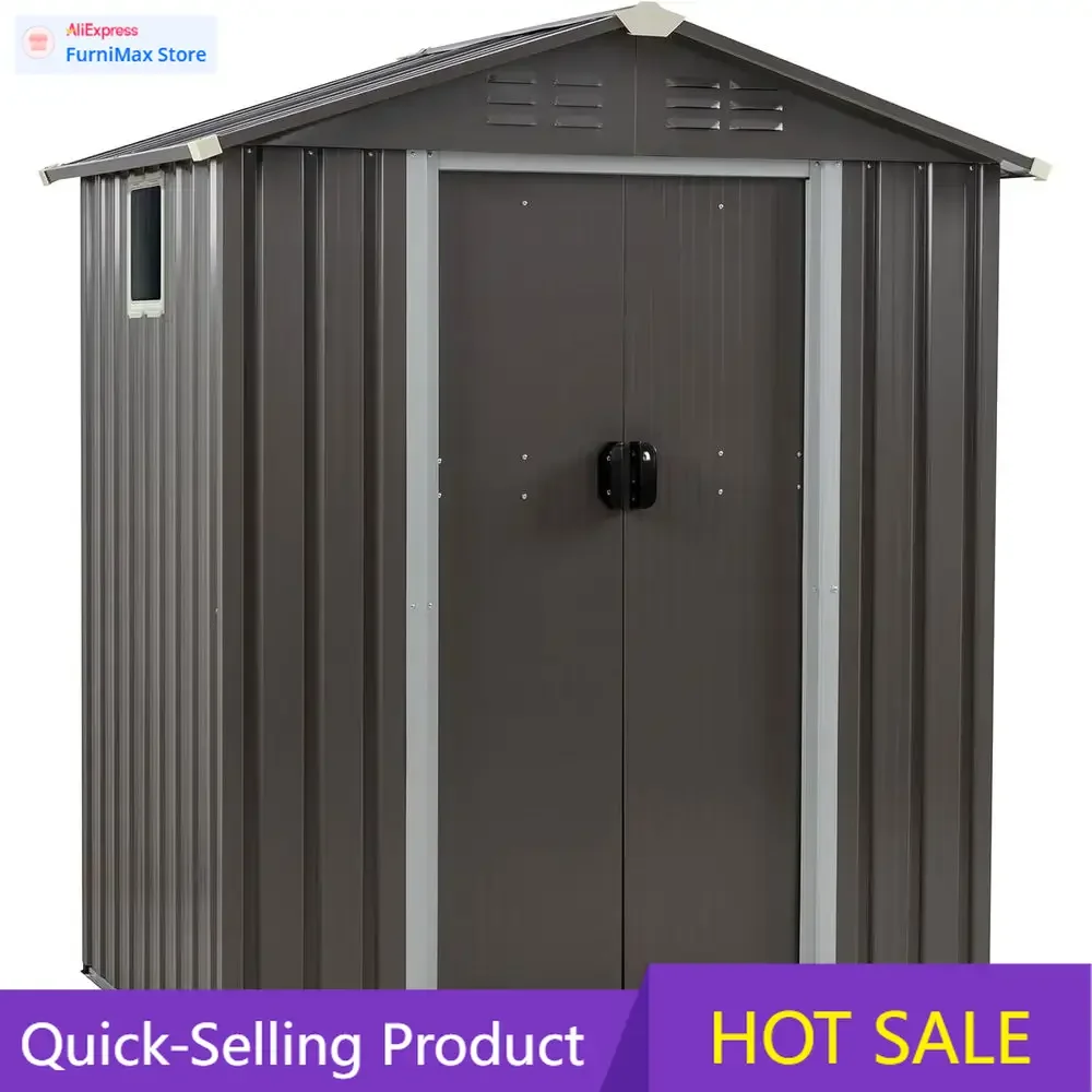 

Ограниченная по времени акция/предложение: Популярный металлический садовый сарай 5x3 метра с водонепроницаемой конструкцией, окном и запирающимися дверями.