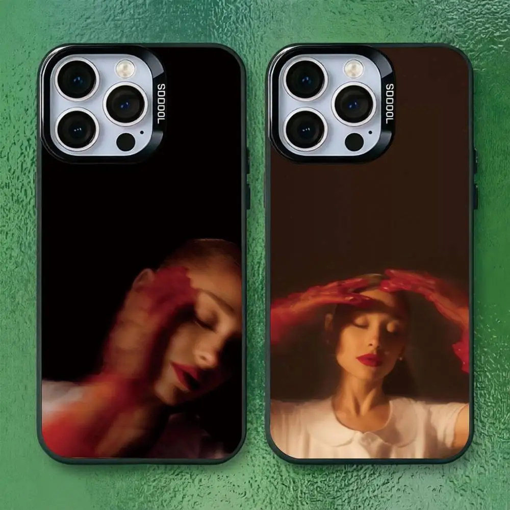 

Eternal Sunshine A-Arianas Phone Case For iPhone 17,16,15,14,13,12,11 Plus,Pro Max,XS,Colorful Silver Black Cover