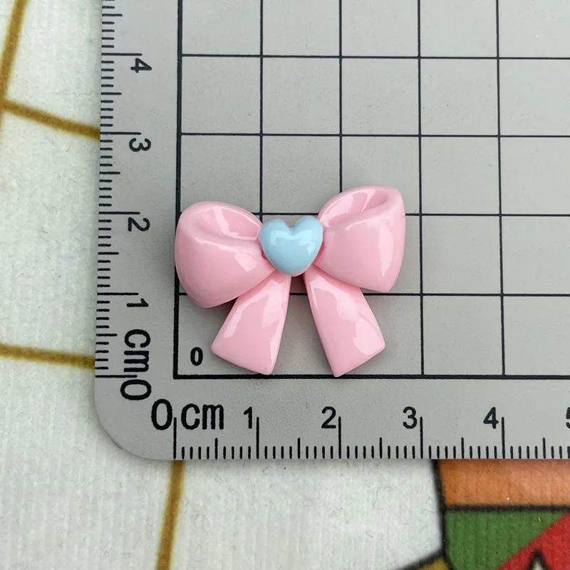 Funda de resina con forma de corazón de amor rosa para teléfono móvil, 10 piezas, DIY, zapatos, sombrero, Icebox, Barrette, álbum de recortes, pegamento en crema, parte trasera plana