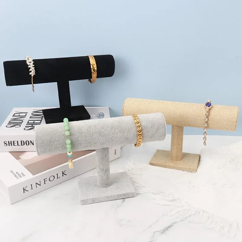 

Jewelry Display Holder,for Bangle Necklaces Bracelet - T-bar Stand with Anti-Slip Design, Perfect for Shop Counter & Trade Show