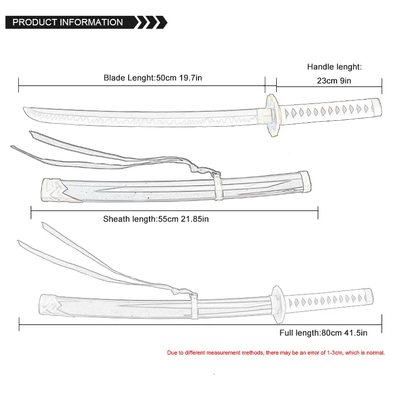 New High Quality Yamato ④ ⑤ Katana Sword Wooden Cosplay 80cm Online Games Devil May Cry Dark Slayer Yama Sword Halloween Gifts