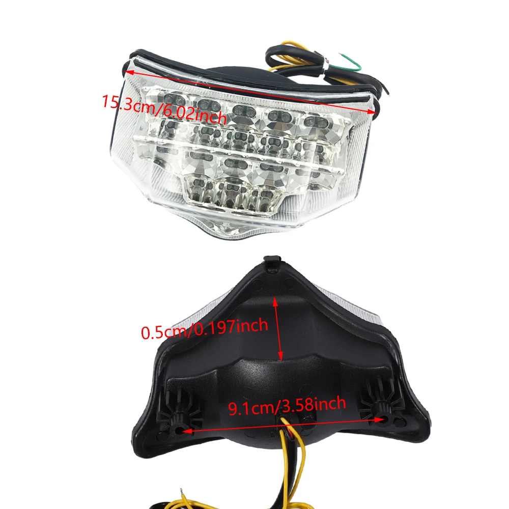 Rear Tail Light Brake Turn Signals Integrated LED Light for Yamaha FZ6 FZ6N FZ600 2004 2005 2006 2007 2008 2009