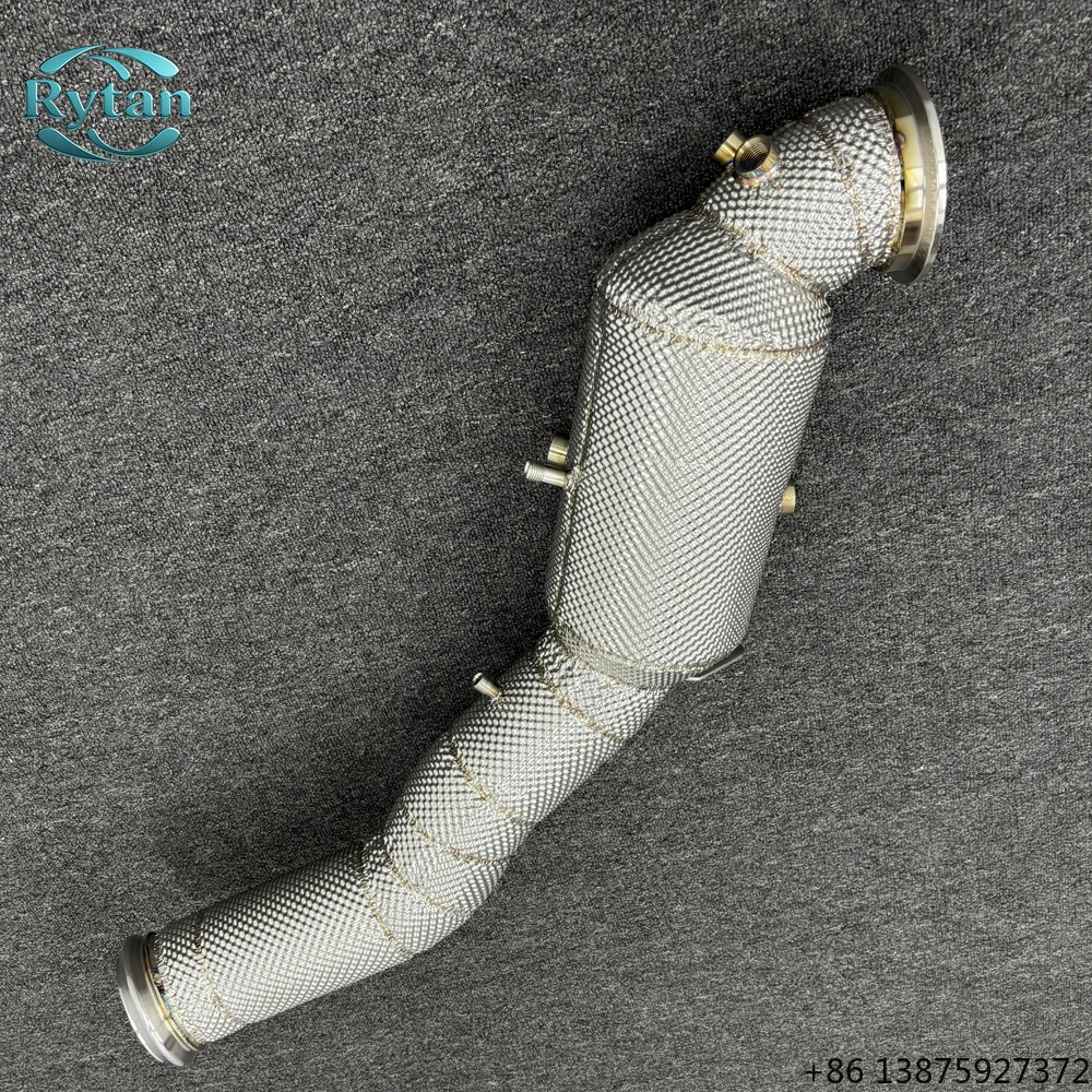 

Выхлопная система Rytan из нержавеющей стали 304 с прямыми трубами Valvetronic и даунпайпом для C43 2.0T с OPF