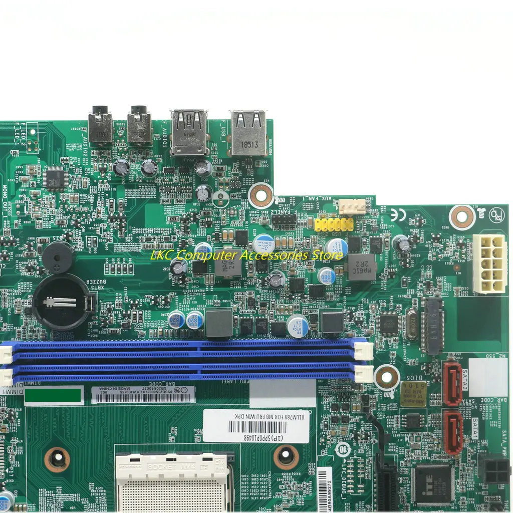 Für Lenovo Think center 510a-15abr 720-18asu m5300k m5200k Desktop-Motherboard am4mh 01 lm789 ver: 1,1 am4 ddr4 getestet