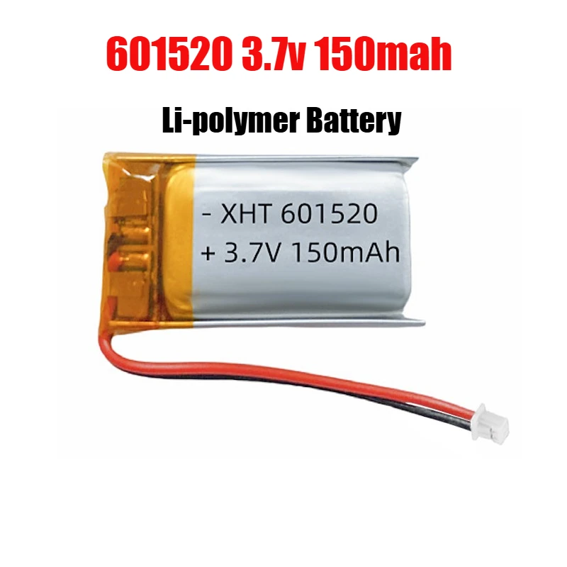 

1-4pcs 601520 Battery 150mAh 3.7V Lithium Polymer Battery for Smart Watch Flashlight Electric Toy Speaker Headset Headphone