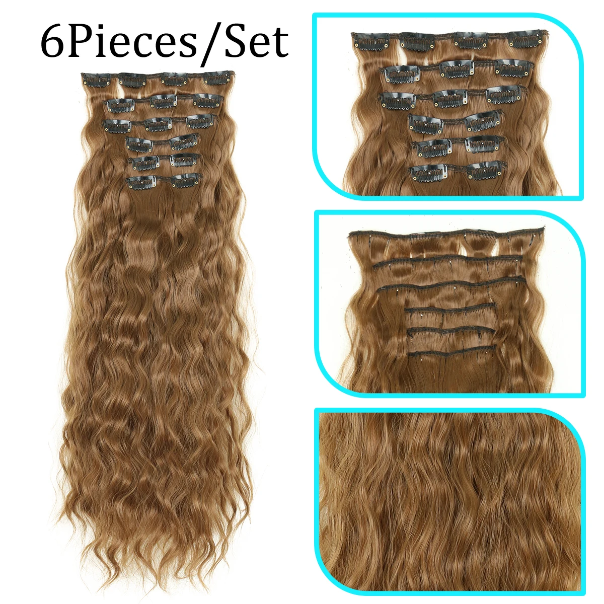 Thumbnail 4 - #42 Popular Clip-In Synthetic Hair Extensions Choices
