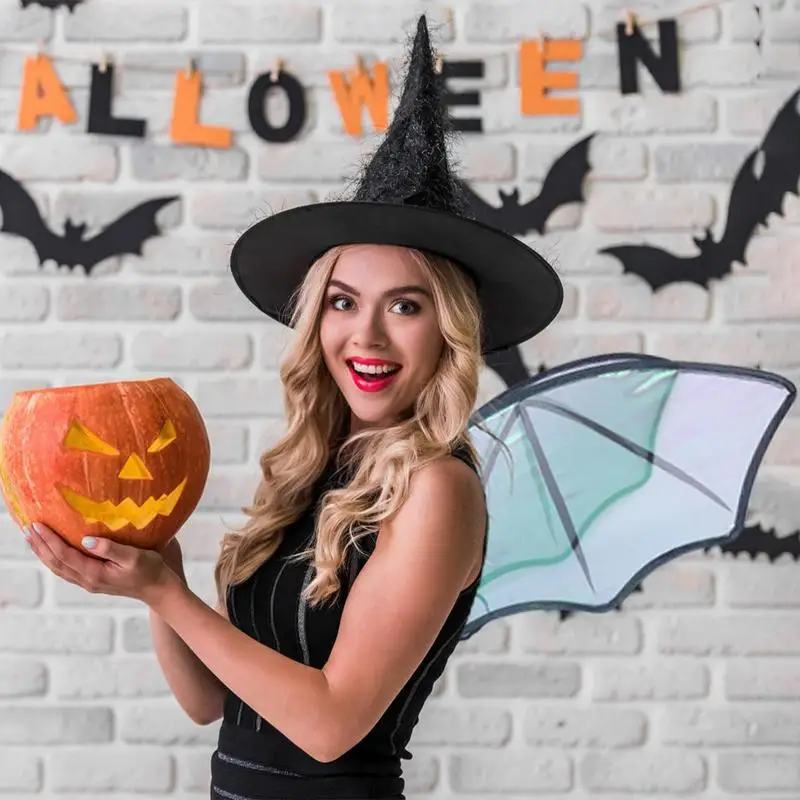 Halloween Bat Costume Devilish Bat Wings For Halloween Halloween Spooky Wing Set Dress Up Accessories For Christmas Birthday