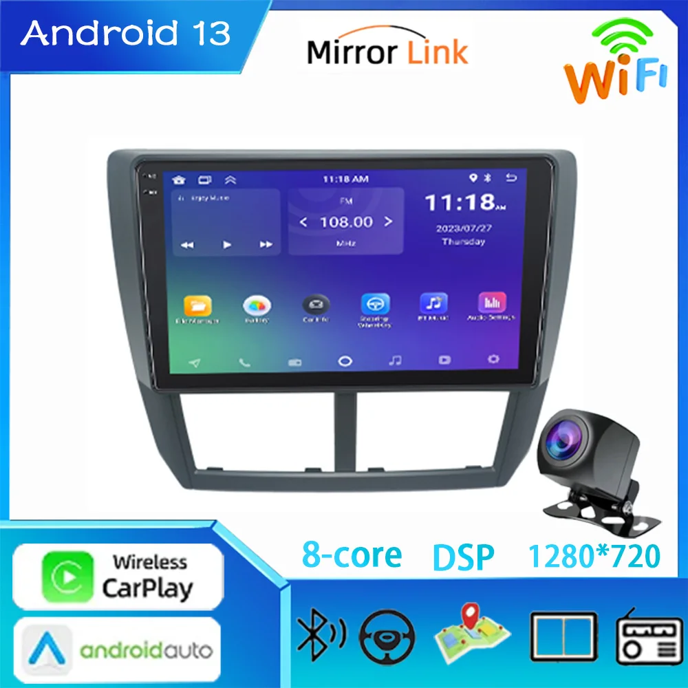 

Android 13 Carplay Car Radio For Subaru Forester 2008 2009 2010 2011 2012 For Impreza 2 Din Multimedia Player 2 din Head Unit