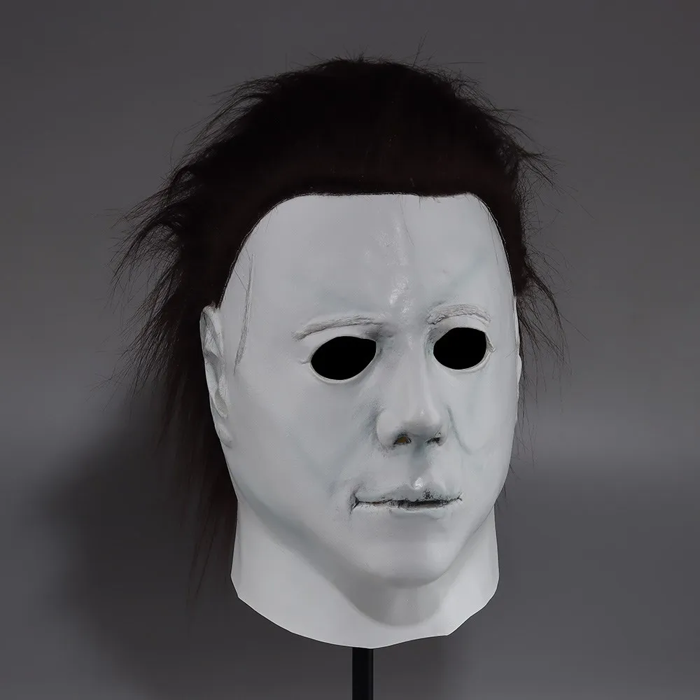 1978 Halloween Michael Myers Latex Helmet Mask Cosplay Horror Bloody Killer Evil Demon Carnival Dress Up Party Costume Props