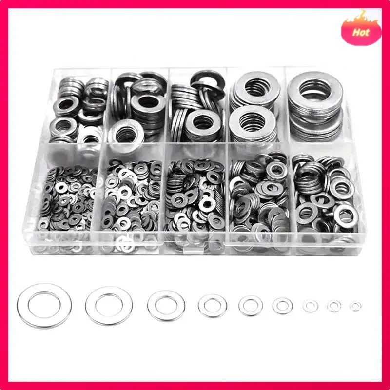 

ABYP M2 To M 12 1 Set Ultrathin Flat Washer Kit 304 Stainless Steel Adjusting Ultra Thin Shim Plain Gasket Box