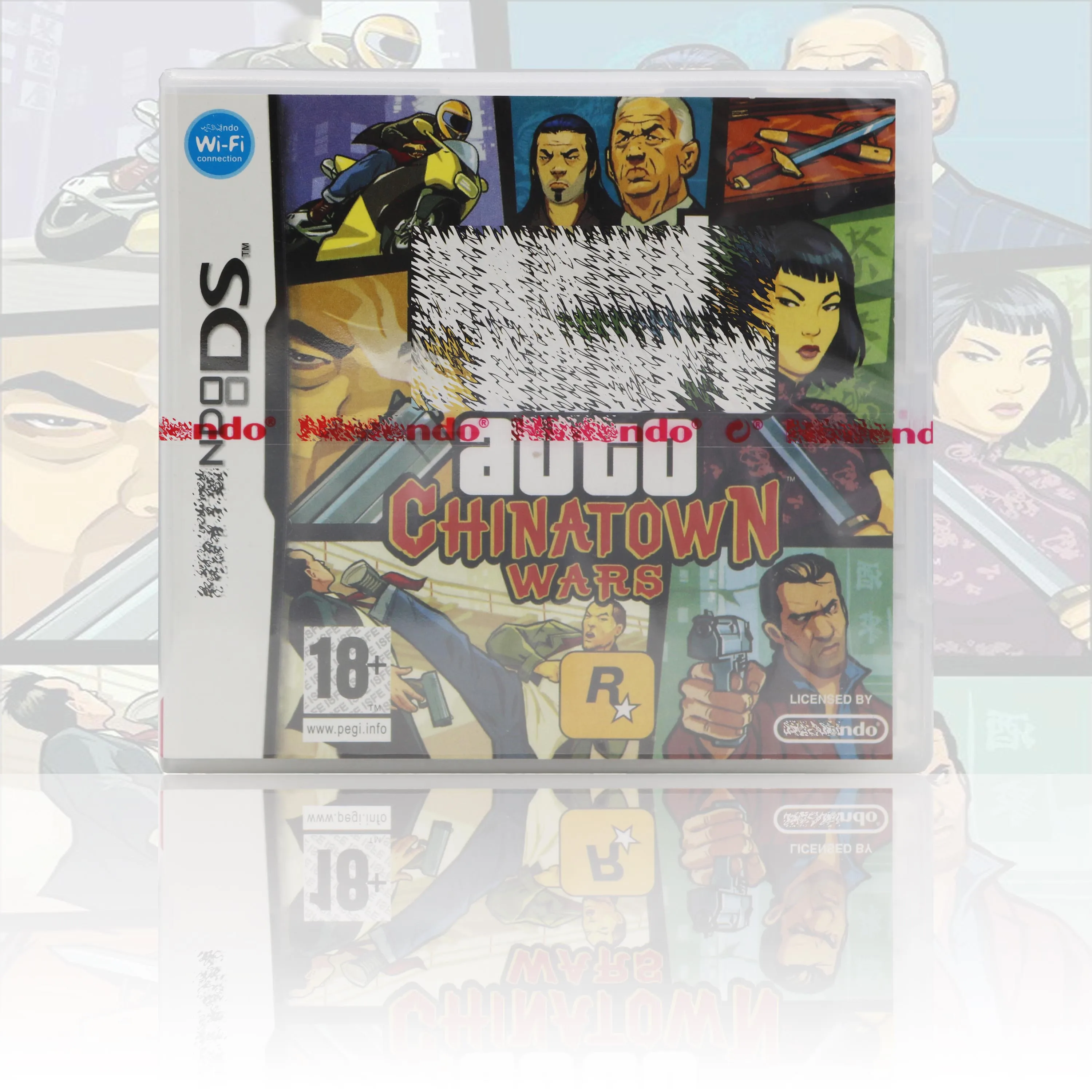 Grad Thef Aut:Chinatown Wars FRA Version Red Sealed Package 1:1 Original Replic Video Game For DS 2DS 3DS Console