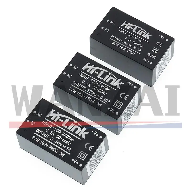 1 sztuk HLK-PM01 HLK-PM03 HLK-PM12 AC-DC 220V mini moduł zasilania, inteligentny moduł zasilania przełącznika domowego — zdjęcie 3