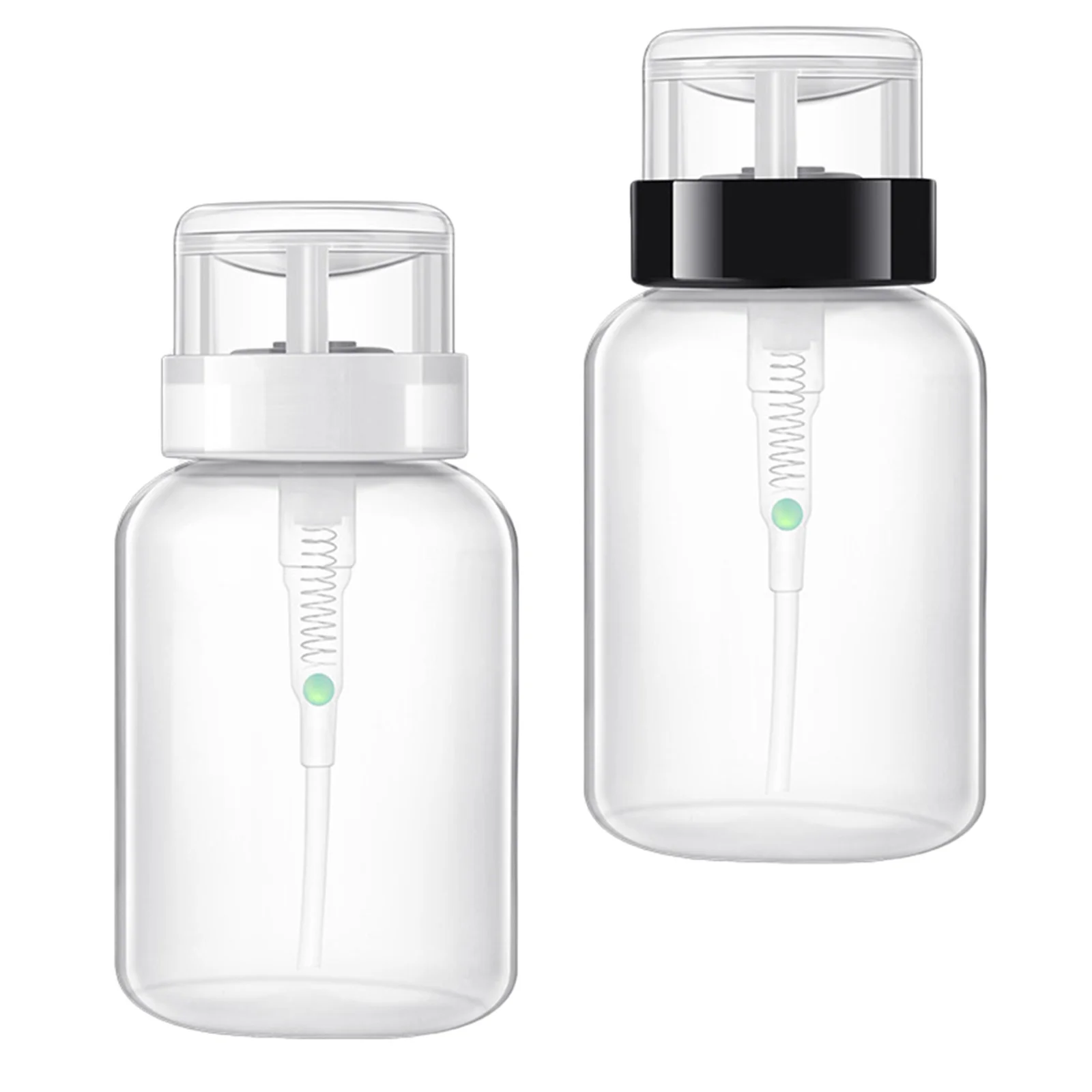 FRCOLOR 메이크업 리무버 디스펜서 네일 폴리시 펌프 병 빈 액체 푸시 다운 디스펜서 사용이 편리함