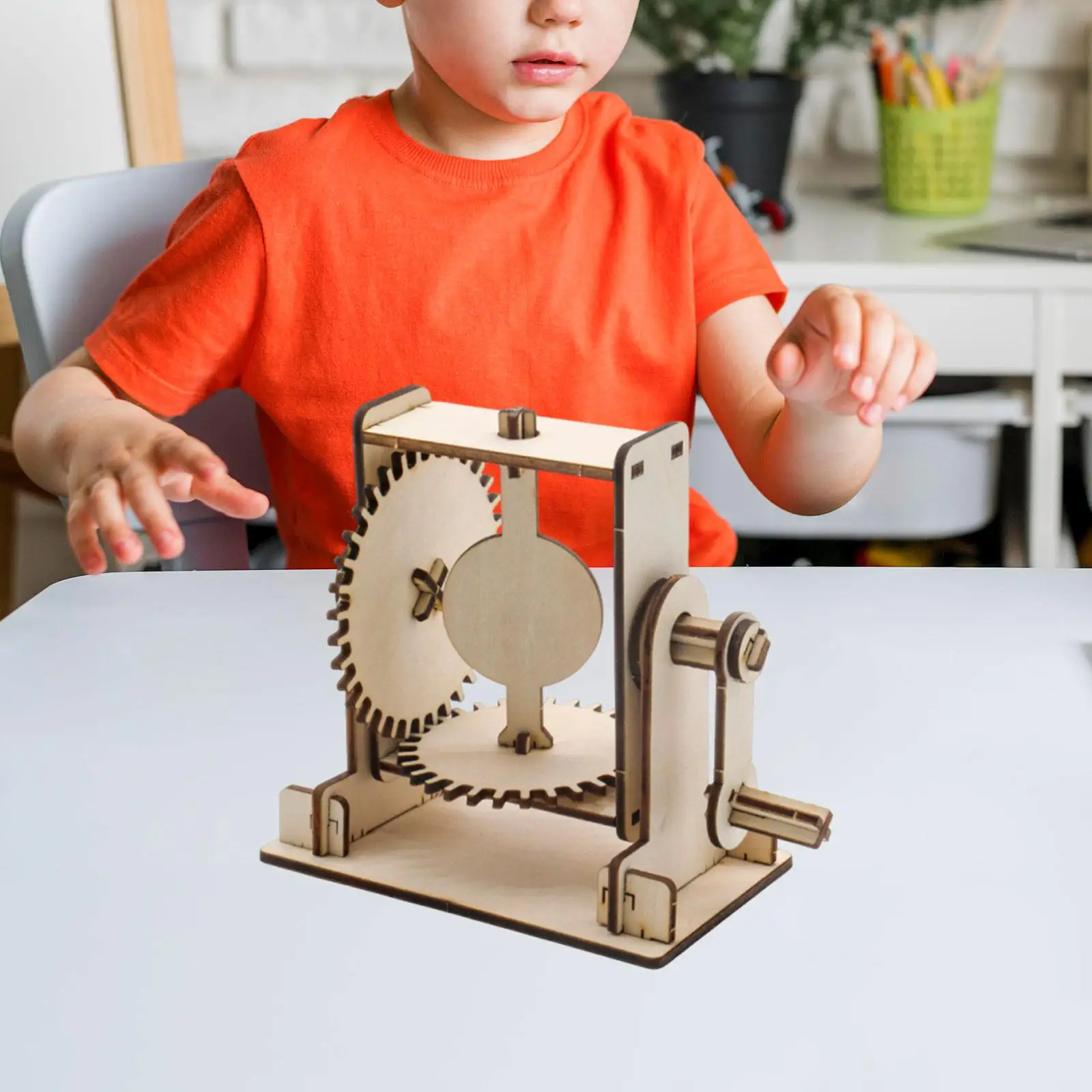 

Wood Building Block Kit Electronic Physics Learning Tool Science Toys for Boys Girls Secondary Children Primary Birthday Gifts