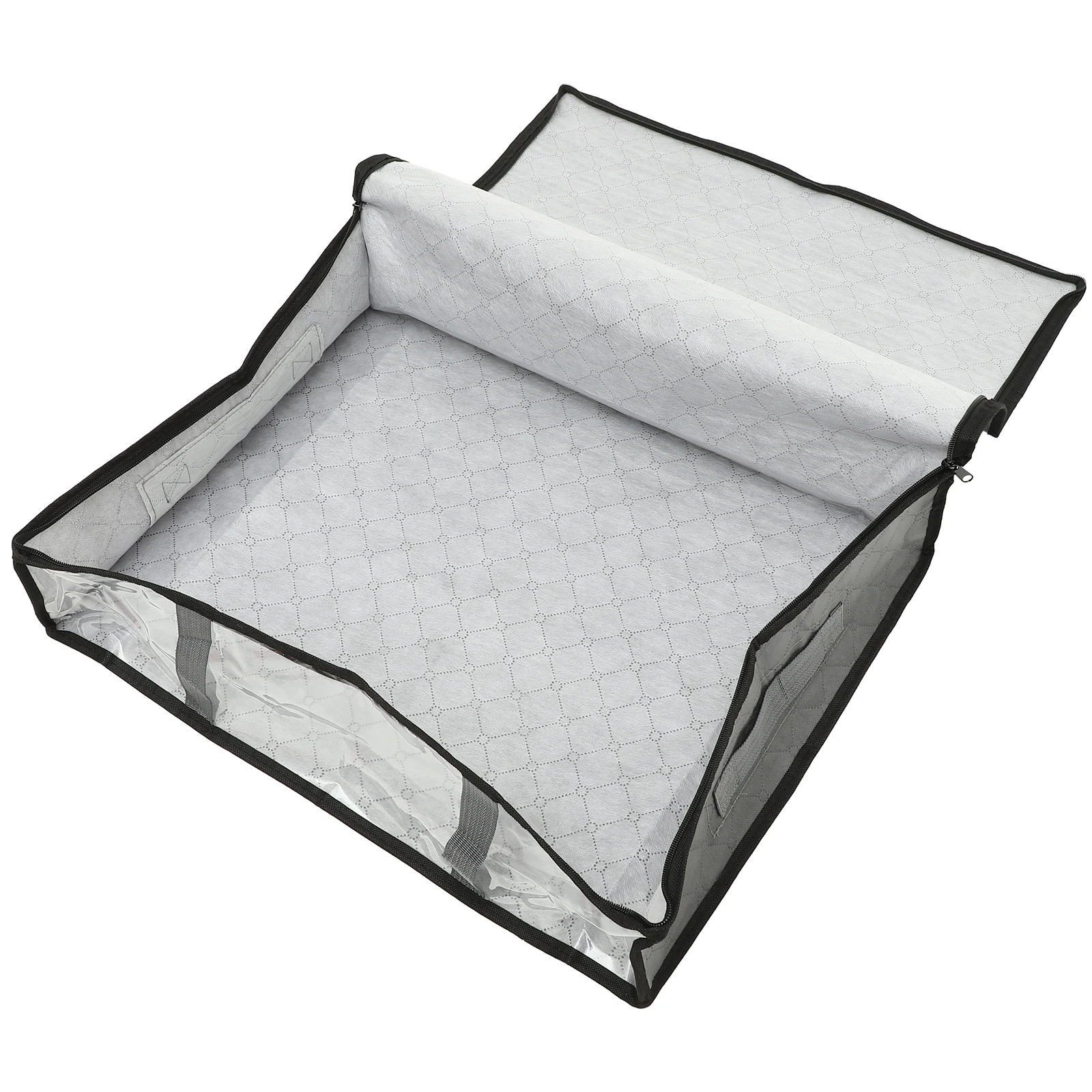 

Storage Box with Foldable Bin under Bed Comforter Bag Underbed Organizer Bags Bins Cover