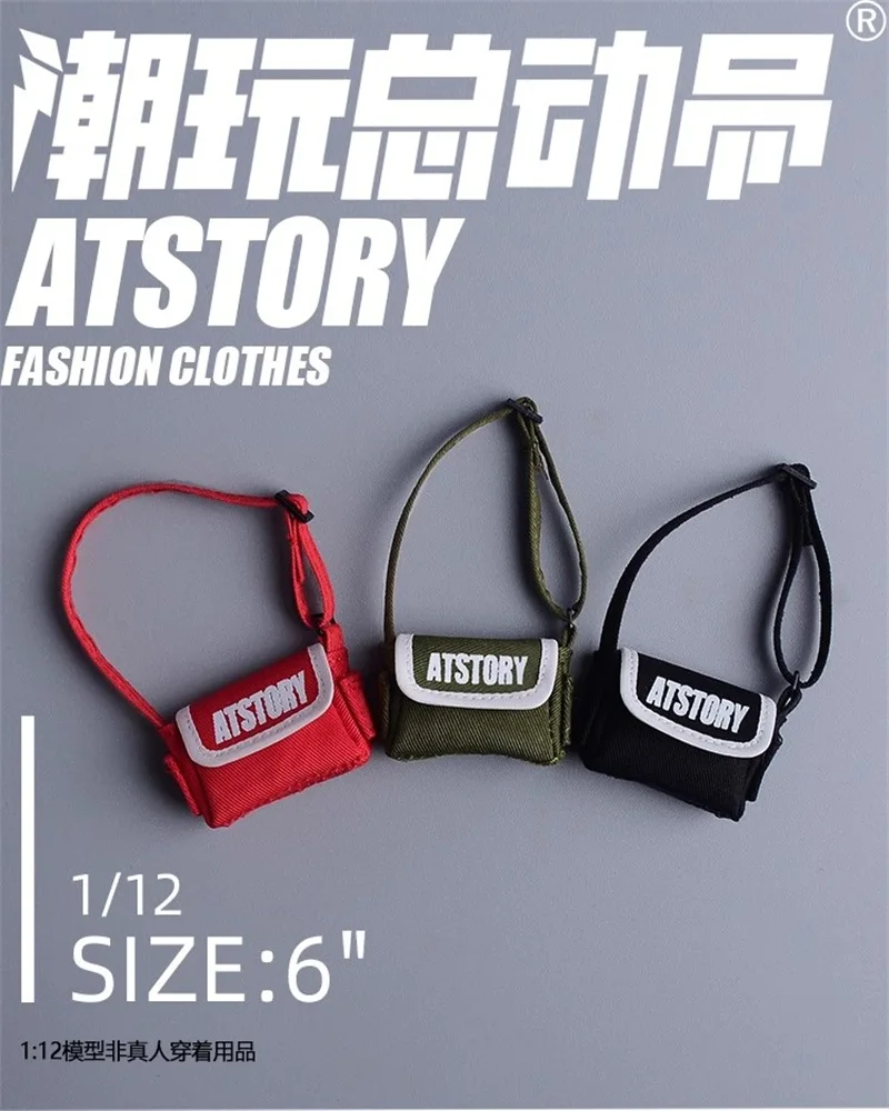 

Snail ATSTORY 1/12 Trend BJD Shoulder Crossbody Bag Handbag C4A Waist Bag Fit 6'' Soldier Body In Stock
