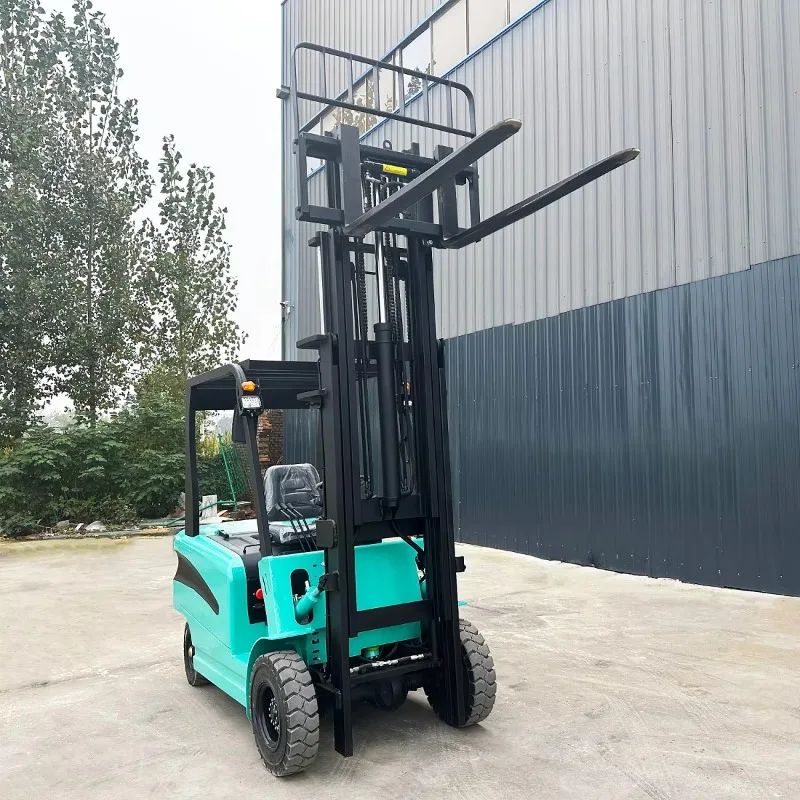 Customized Low MOQ 2 Ton Sit Rider Electric Forklift Two-Stage Mast 3-9m Lifting Height LED Light Dual Battery 12 Months