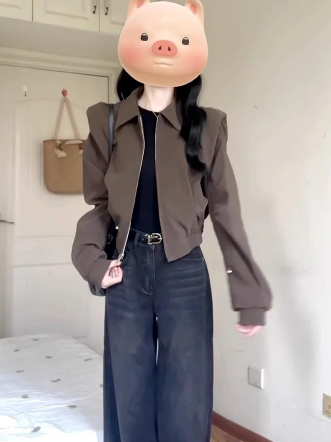 Marrone ort Jaet Cappotto imbottito da donna che dimagrisce capispalla Pendolarismo Sle Faionable Unico 2025 Nuovo arrivo Cappotto