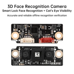 FM225 3D Face Recognition Module DC5.5-9V Live Detection UART&USB For Security/Access Control/Attendance System Smart Door Lock