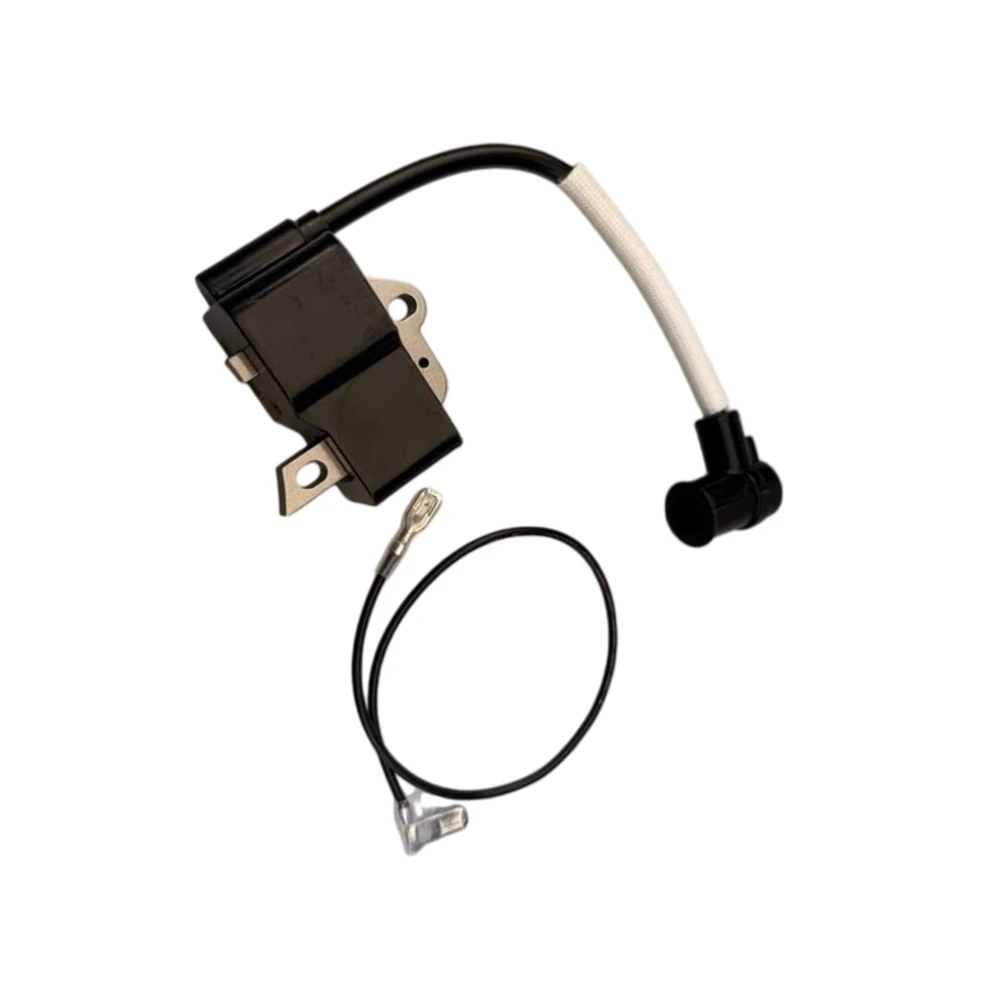 Black Ignition Coil Versatile Ignition Coil For Power Tools Ignition Coil Replacement Part Fuel Efficiency Plastic Housing