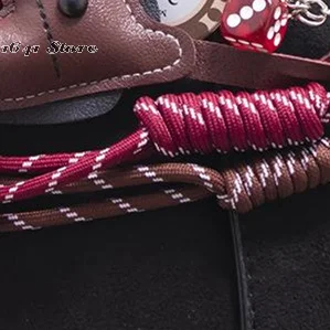 

4; Уникальный плетеный брелок из веревки и кожи пони, идеальный аксессуар для подвешивания телефона и сумки, украшение своими руками