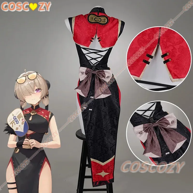 2025 11 Zenless منطقة صفر سويتي تأثيري حلي شعر مستعار شيونغسام موحدة أغطية الرأس النظارات الشمسية يوم تشا الخطيئة حفلة الهالوين النساء جير