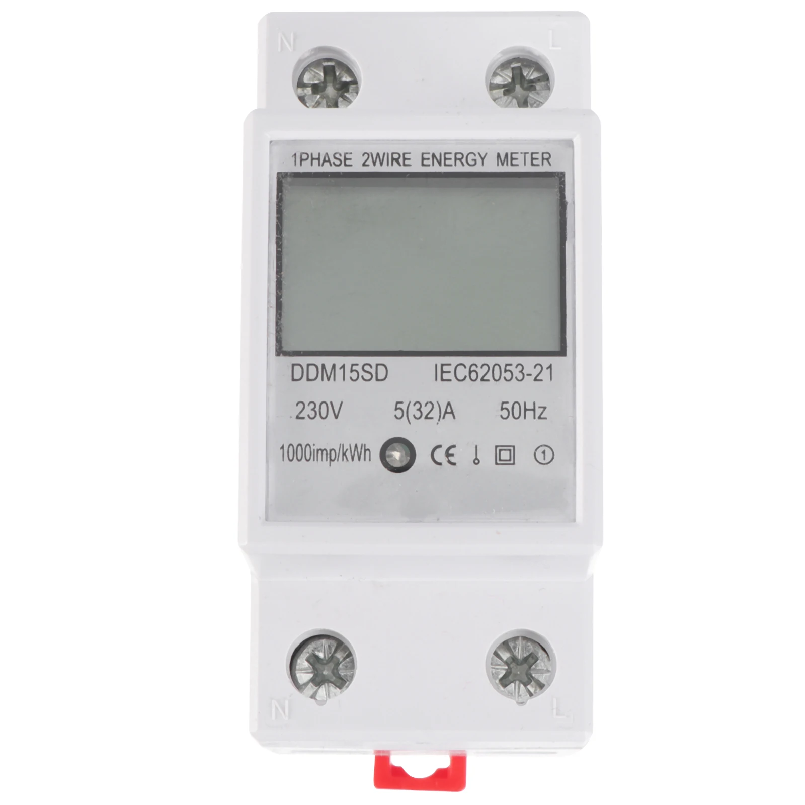 

Single Household 5-32A Lcd Display 230V 50Hz Rail Mounted Voltage Current Power Meter Circuit