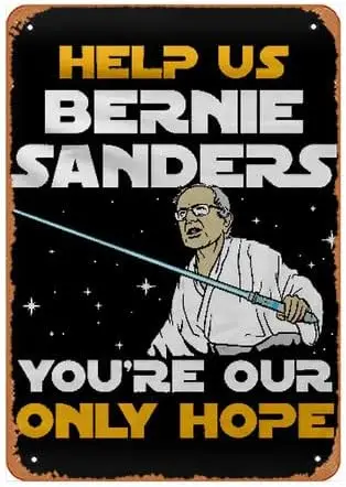 Bernie Sanders For President 2016 4 1 Poster Tin Sign Vintage Metal Sign for Home Cafe Bar Pub Man Cave Wall Decor 8x12 inch