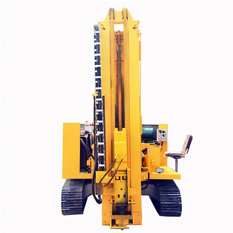 Foundation Construction Hydraulic Hammer Helical Pile Driver Photovoltaic Mini Bore Drilling Rigs Machine