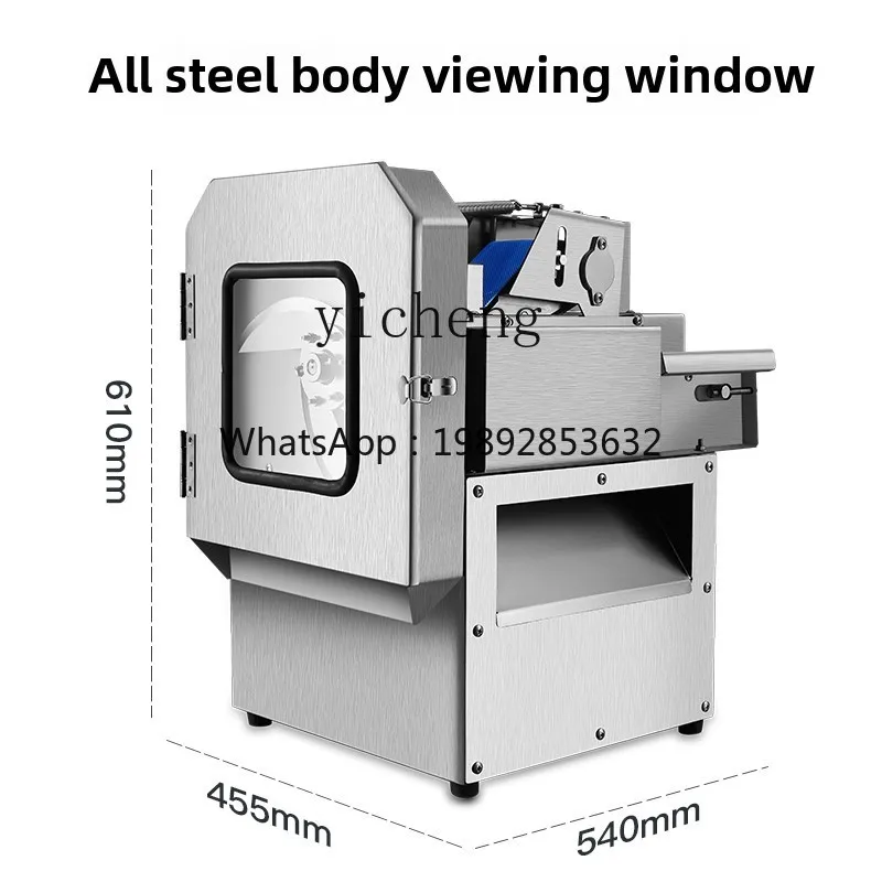 آلة تقطيع الخضروات الأوتوماتيكية التجارية متعددة الوظائف آلة تقطيع وتقطيع فجل البطاطس
