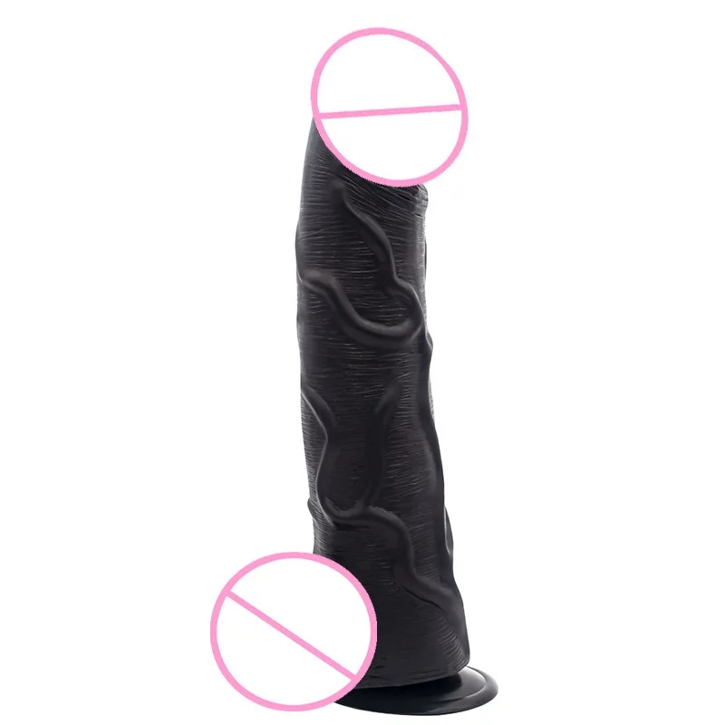 Consolador Sexual gigante con ventosa para hombre, Pene grueso de silicona doble penetración, masturbador de coño Gay, súper grande, patio trasero