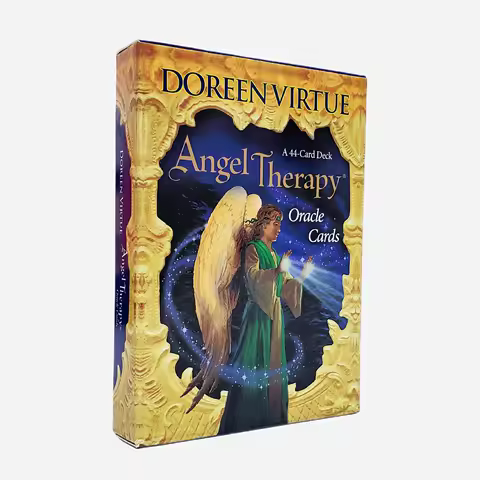 Angel Therapy Oracle cards PDF Guidebook Tarot cards deck board games for family party women kids toys