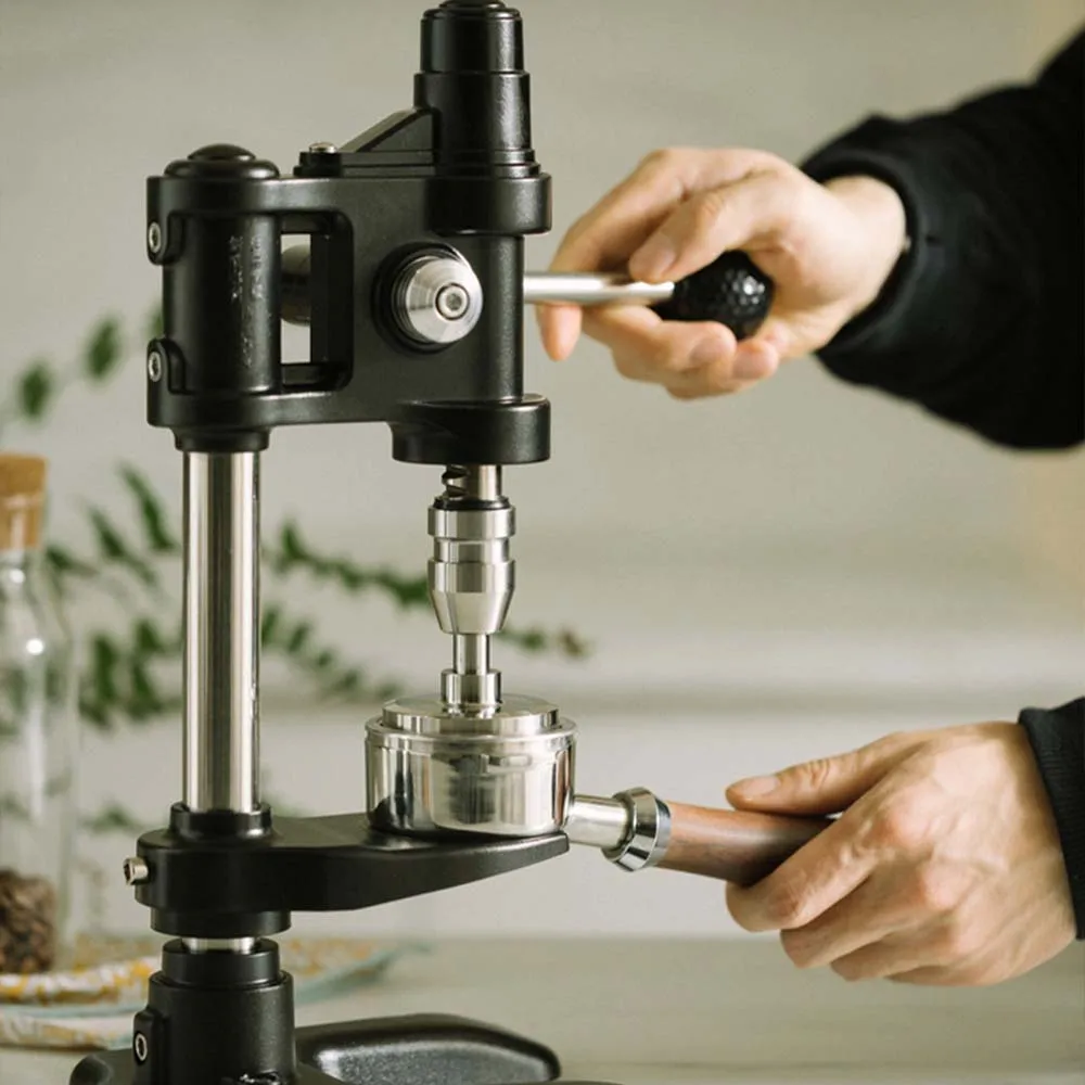 ماكينة ضغط القهوة الكمية من الفولاذ المقاوم للصدأ، مطرقة ضغط المسحوق 58 مم