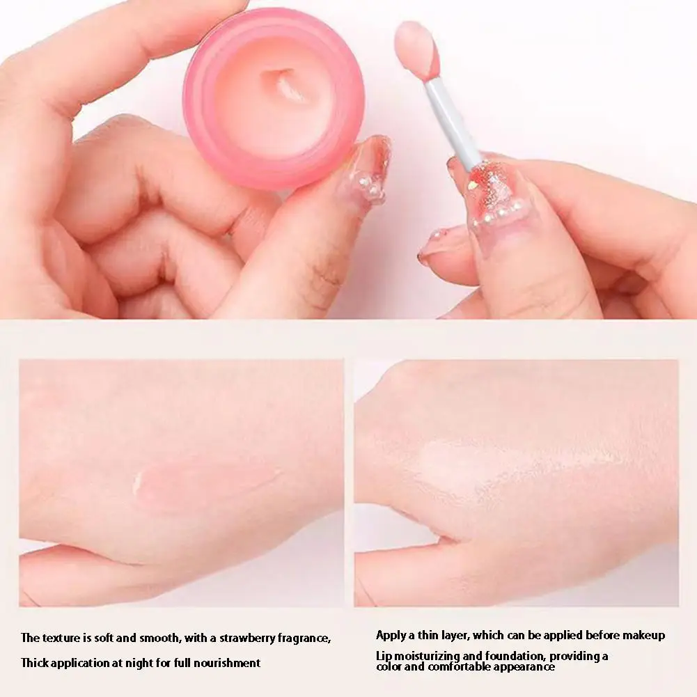 3g Südkorea Lippen schlaf maske Nachtschlaf pflege feuchtigkeit spendende Lip gloss Bleich creme pflegende Lippen pflege Lippen balsam