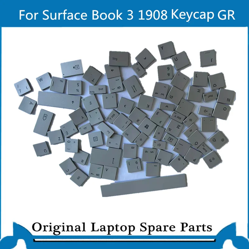 Replacement for Microsoft Surface Book 3 1908 1909 1907  Keyboard Key Cap 15 13.5 inch ES Spain GR IT Swiss Version