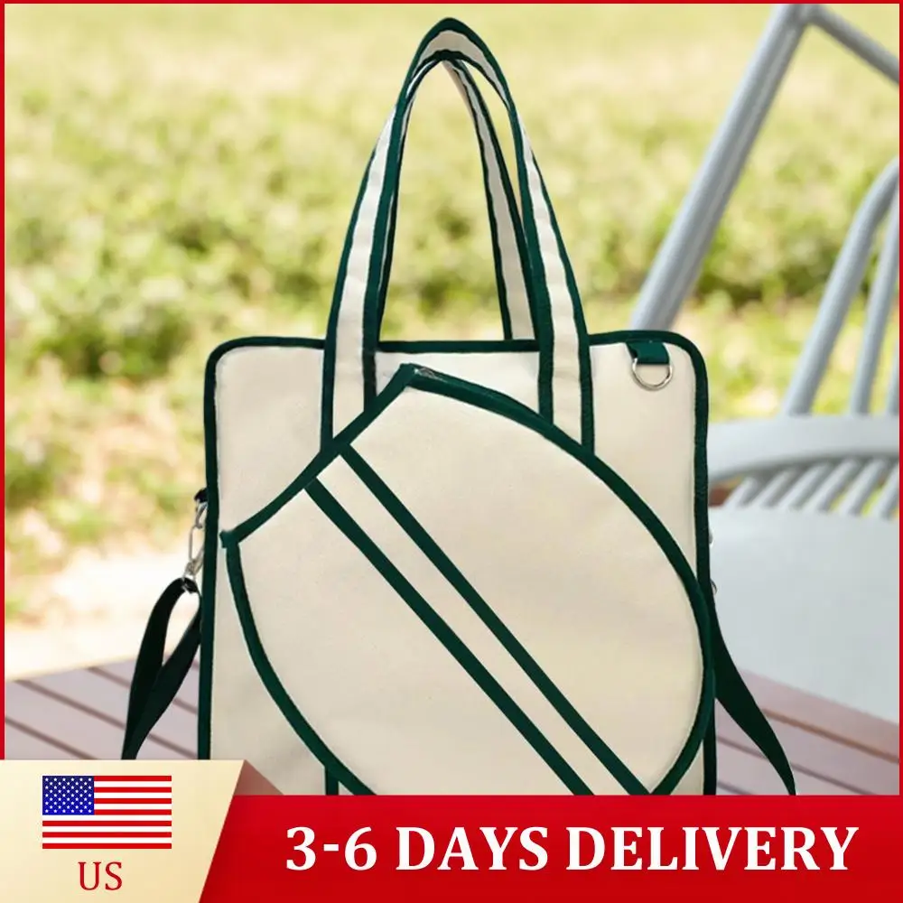 

Tennis Tote Bag Large Tennis Bag Sports Handbag Pickleball Bag Tennis Racket Shoulder Bag for Men and Women