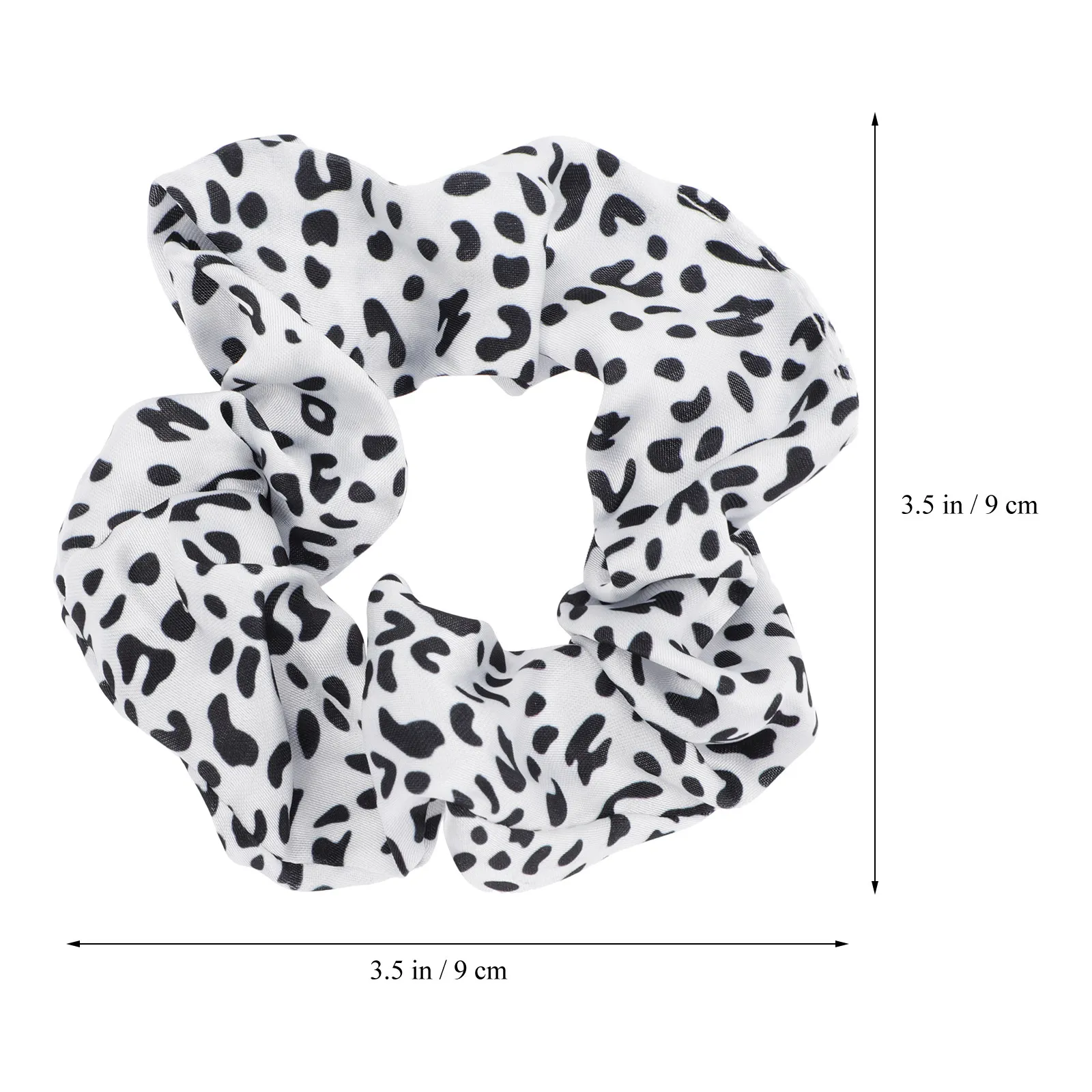 10pcs Cow Print Hair Scrunchies for Thick & Thin Hair – Stylish Lazy Bun, Ponytail, Party & Daily Wear