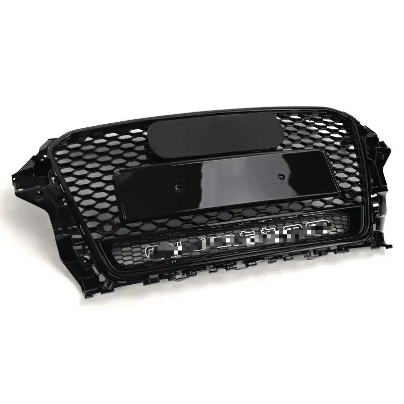 A3 8V GRILL FOR audis A3 S3 2013-2016 Upgrade RS3 Honeycomb Grill with Lower Mesh Bumper grill