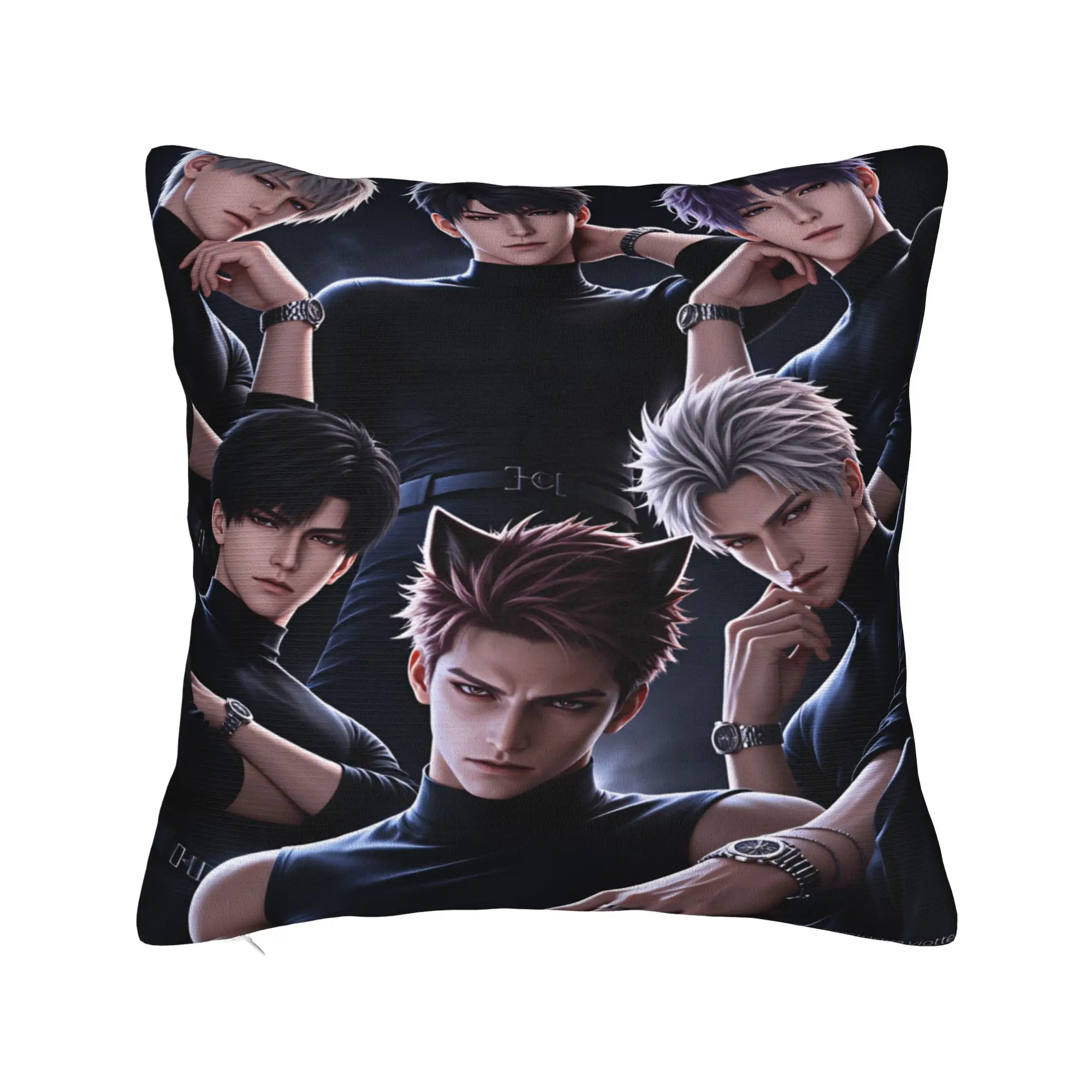 Pillow Cover V-Valko L-Love and Deepspace  Morden Pillow Case For Sofa Home Decoration Pillowcases